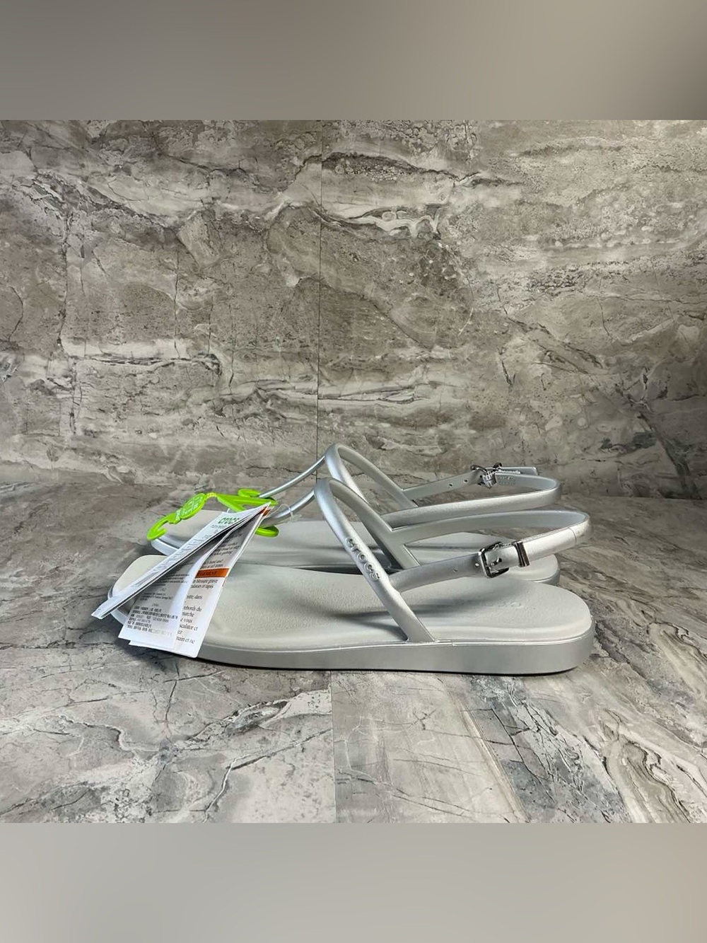 Crocs Miami Metallic T-Strap Sandal - Picture 6 of 8